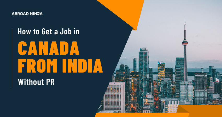 How to Get Job in Canada from India without PR